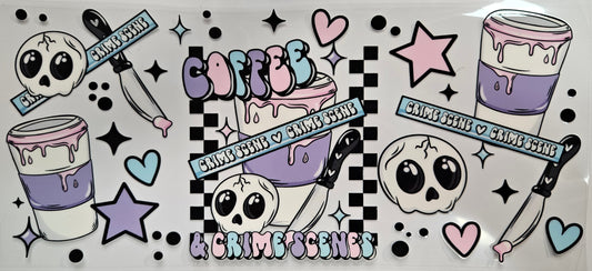 40 oz Wrap Coffee and Crime Scenes