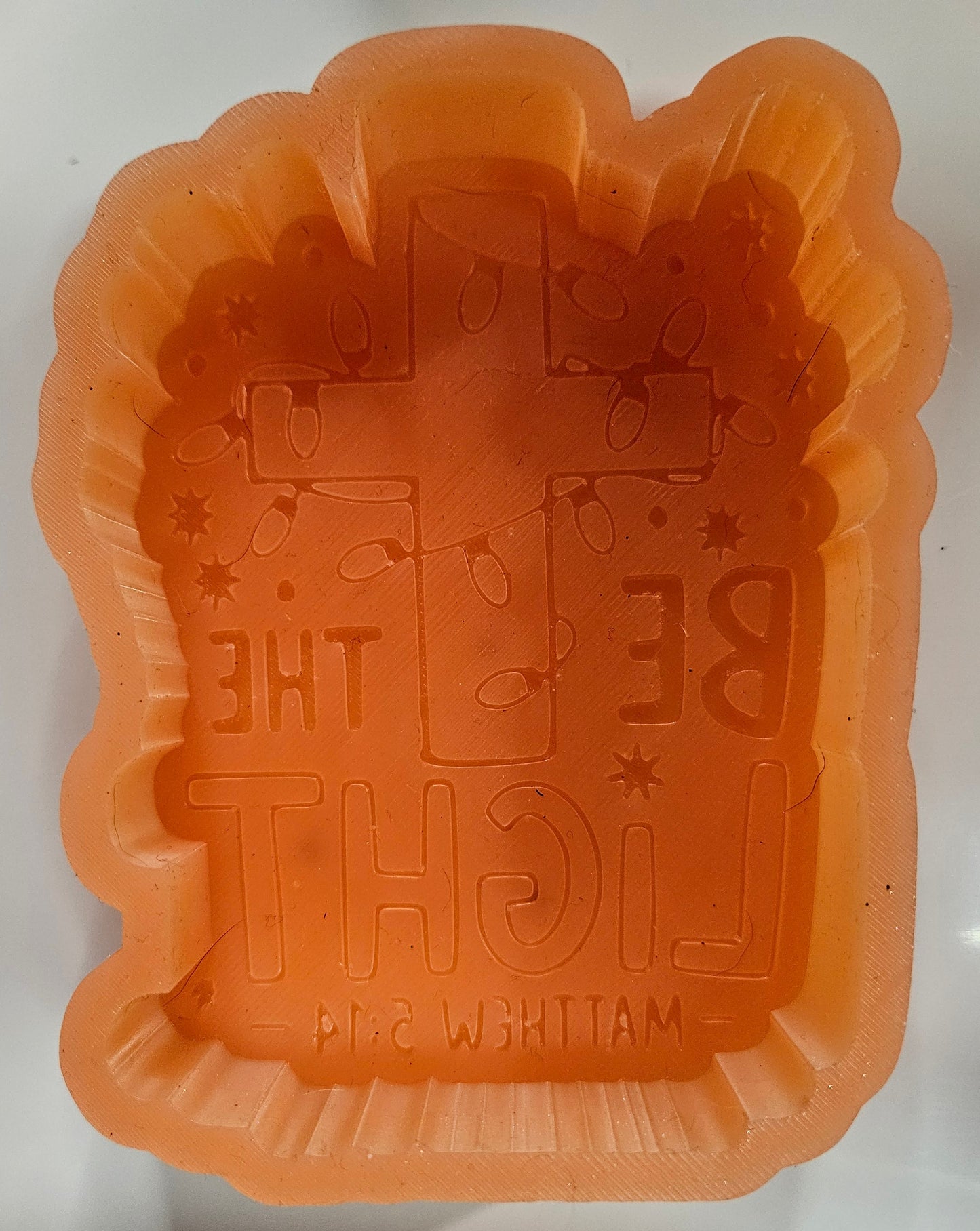 Mold Be the Light Christmas Cross