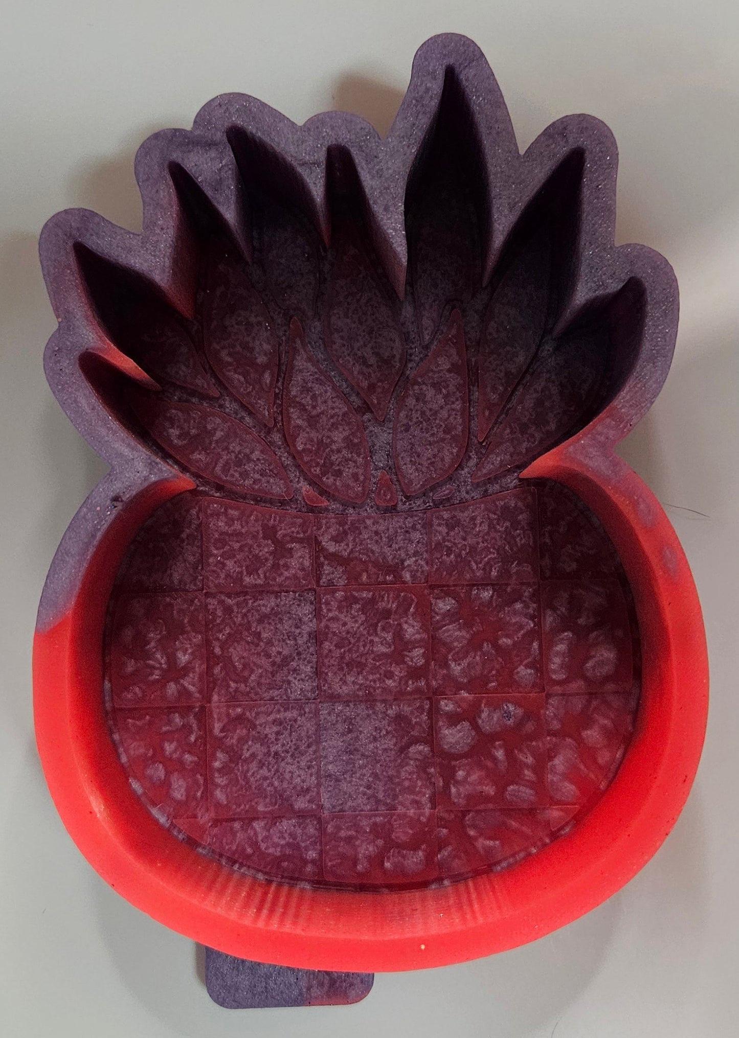 Mold Succulent W/ Checkered Pot