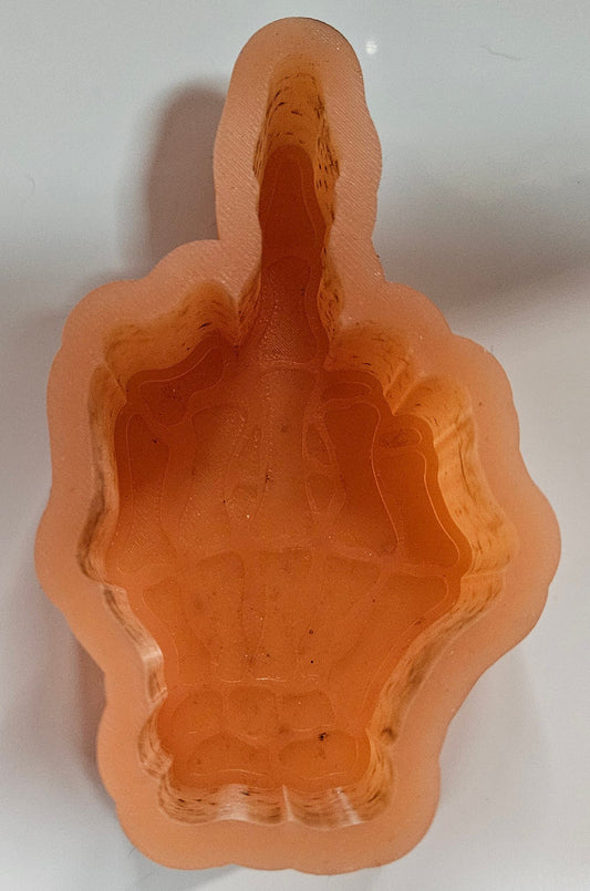 Mold Middle Finger Skeleton