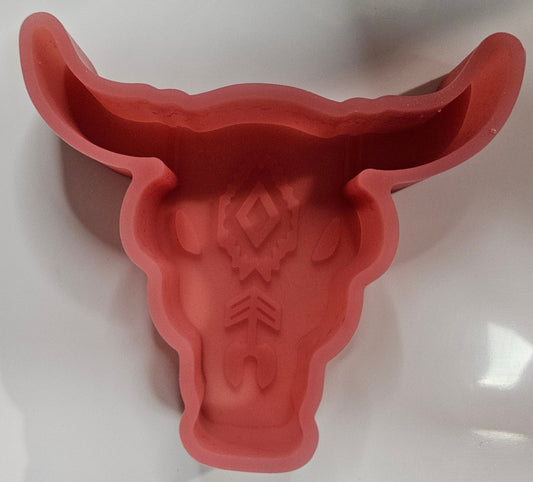 Mold Aztec Cow Skull