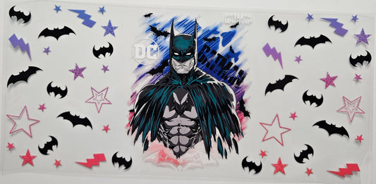 16/20 oz Wrap Batman Watercolor