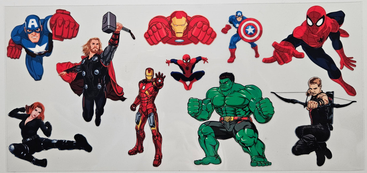 16/20 oz Wrap Marvel Characters