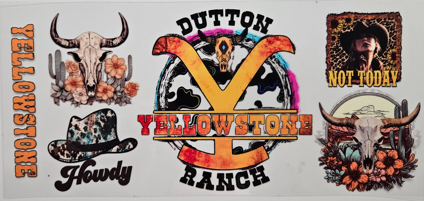 16/20 oz Wrap Yellowstone Floral