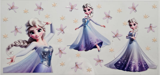 16/20 oz Wrap Elisa W/ Flowers