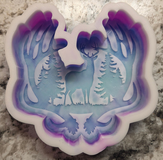 Mold Antler W/ Deer Background
