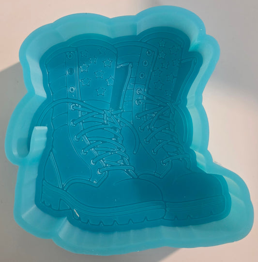 Mold Combat Boots American Flag