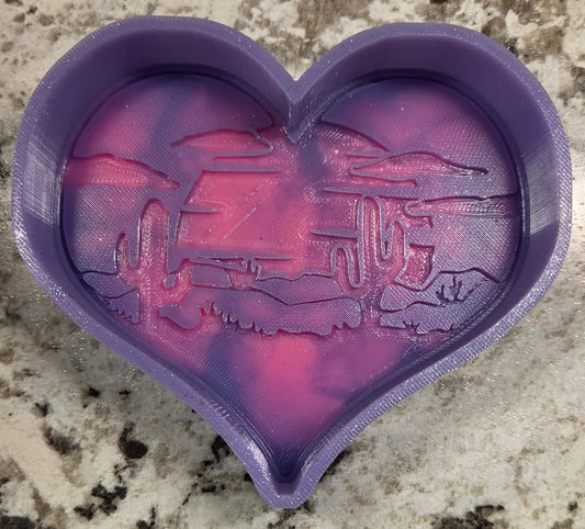 Mold Heart Desert Scene