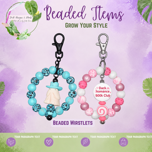 Beaded Wristlet