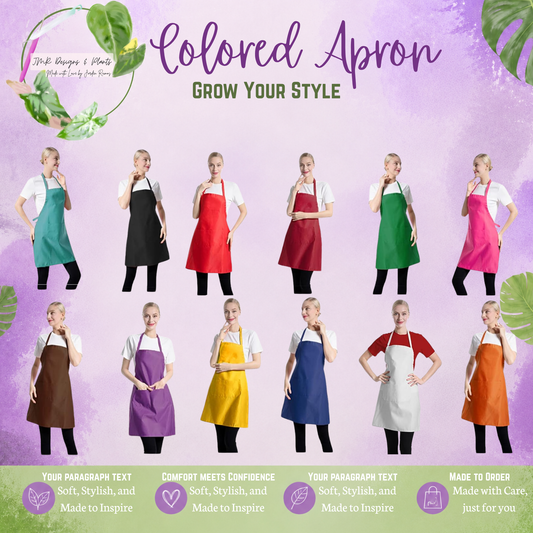 Colored Apron