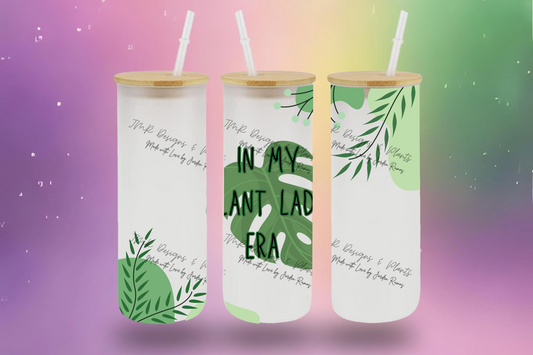 20/25 oz Wrap In my Plant Lady Era Monstera Leaf