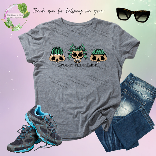 T Shirt Design Spooky Plant Lady