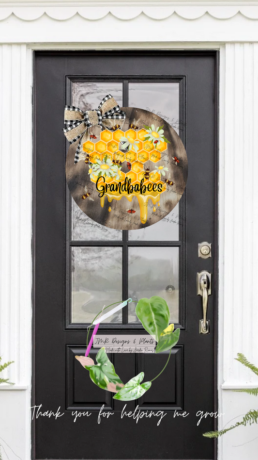 12"/14" Circle Sign Design Grandbabees