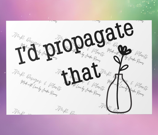 10"X8"/12"X8" Wall Decor I'd propagate that