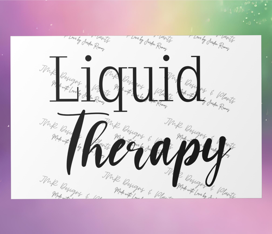 10"X8"/12"X8" Wall Decor Liquid Therapy