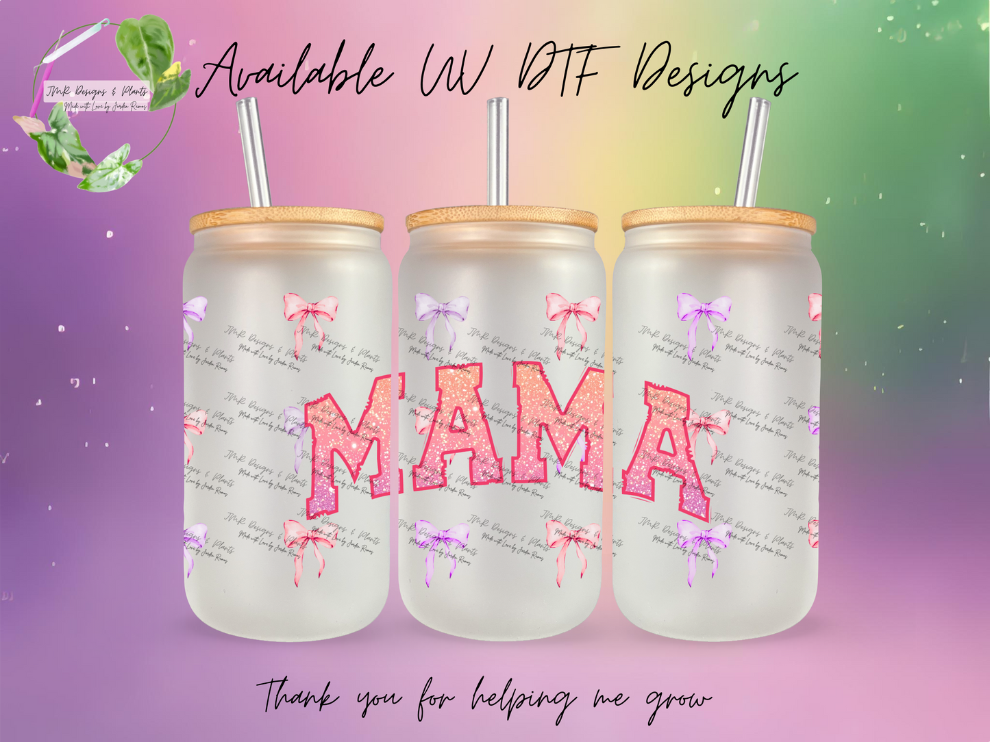 16/20 oz Wrap Mama W/ Bows