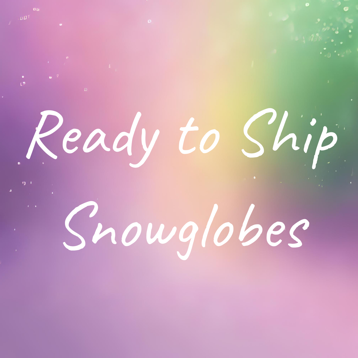 Ready to Ship Snowglobe Tumblers