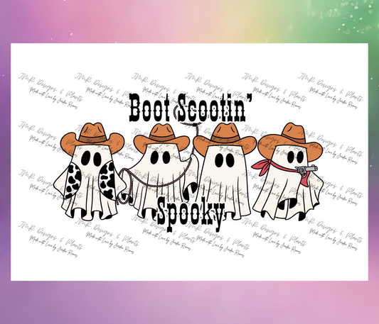 10"X8"/12"X8" Wall Decor Boot Scootin Spooky
