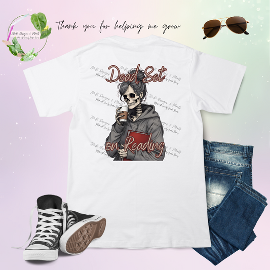 T Shirt Design Dead set on Reading