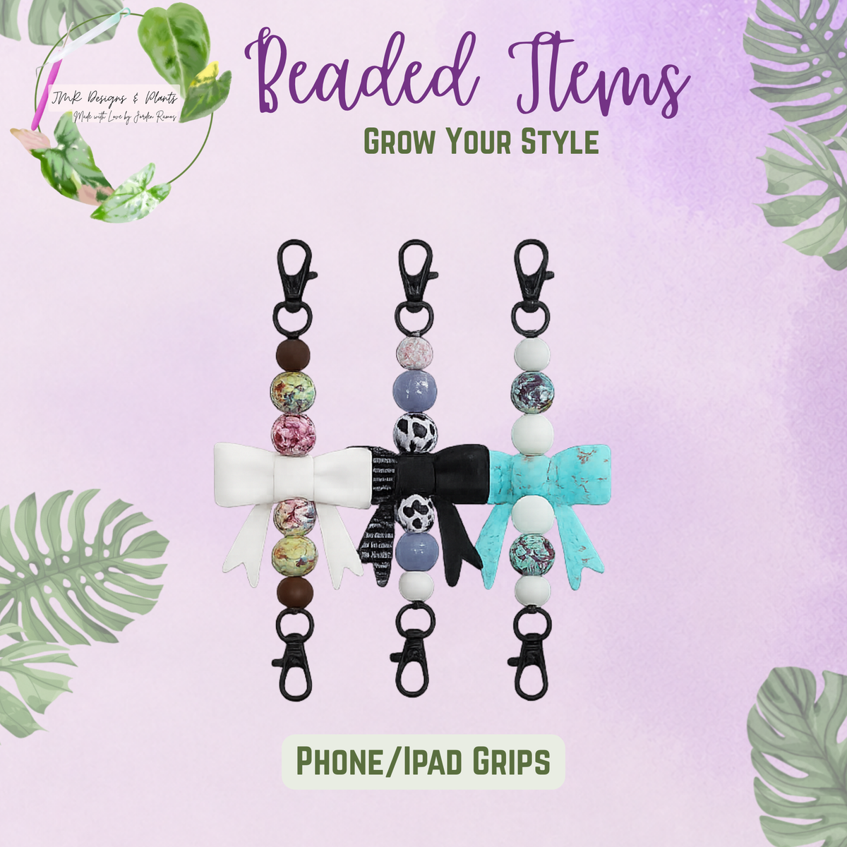 Beaded Phone/IPad Grip