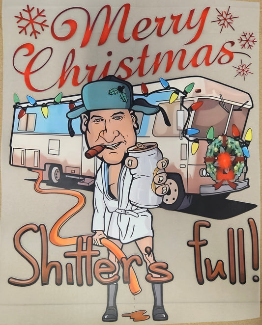 DTF Apparel Merry Christmas Shitters Full